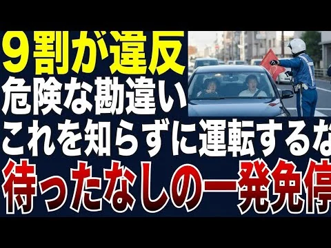 画像 警察が狙うのはコレだ！ 9割が無意識に犯しているヤバすぎる交通違反