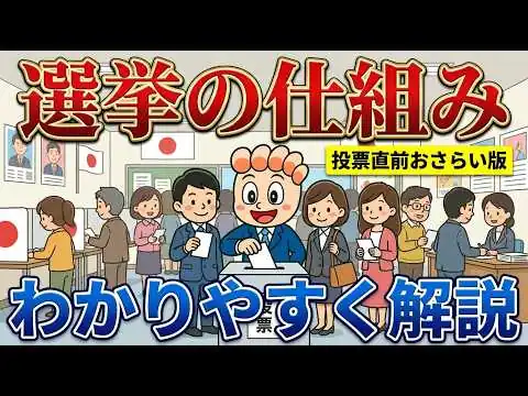 画像 【衆議院選挙2026直前！】選挙の仕組みをわかりやすく解説【おさらい版】