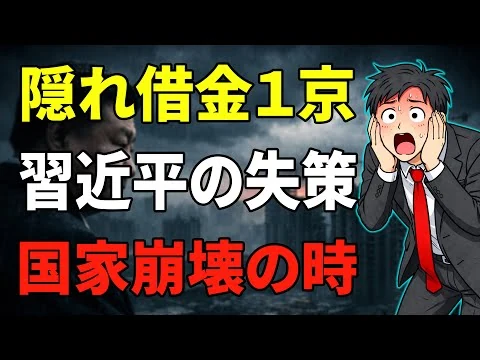 画像 【崩壊寸前】中国経済、隠された「1京円」の借金地獄…習近平が招いた“国家破産”のシナリオが怖すぎる